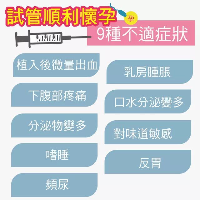 试管移植成功有什么身体变化？